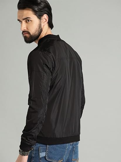 Men's Jacket | Regular Fit | Winter Jacket with Zipper and Pockets